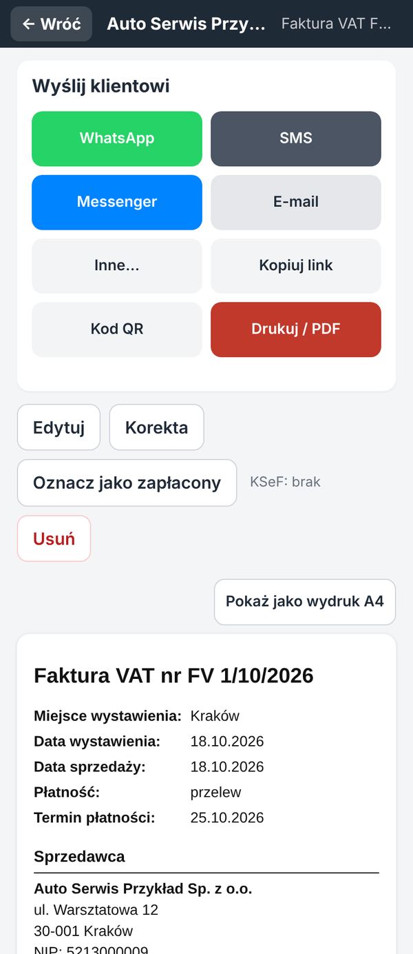 Podgląd dokumentu